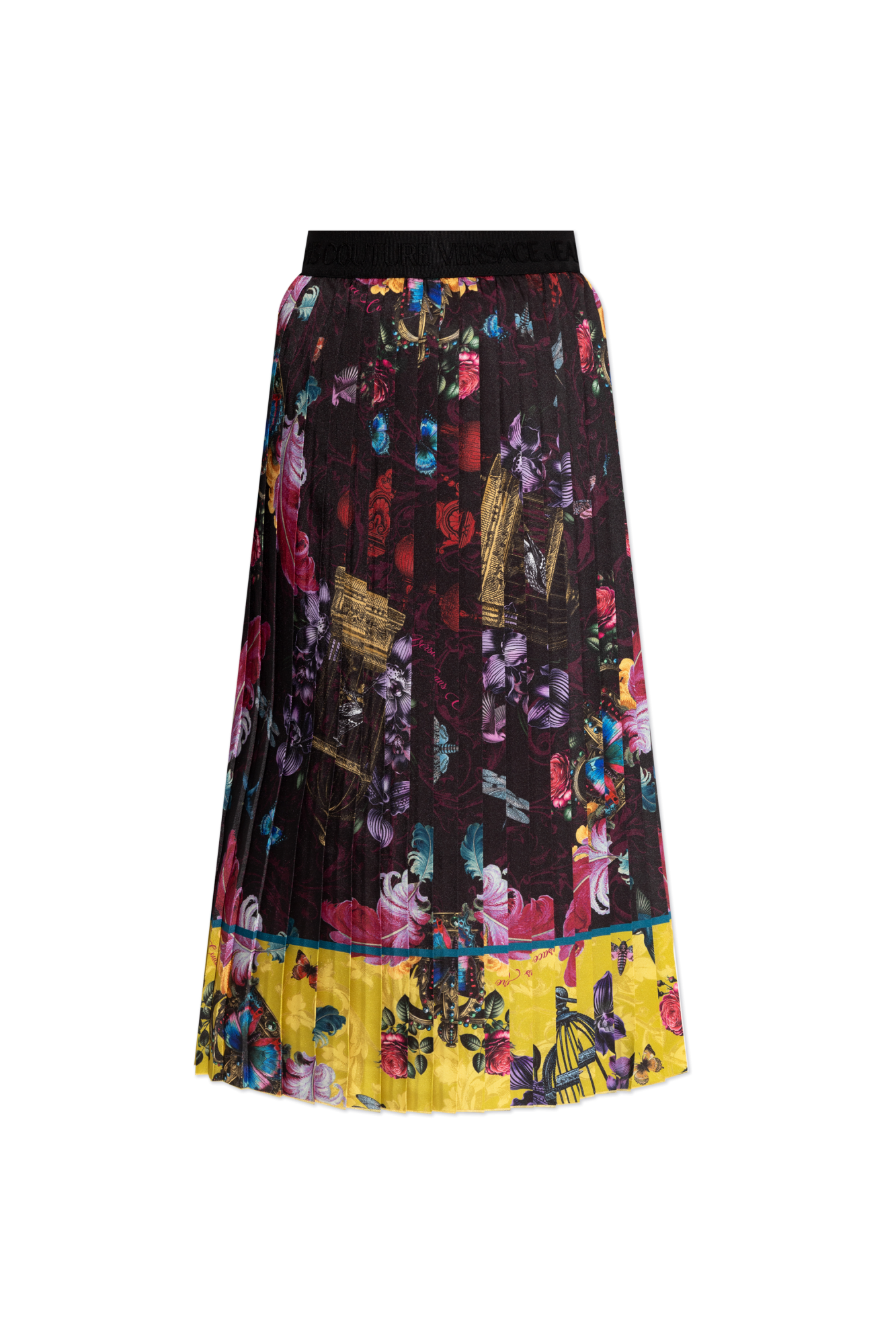 【関税込み】versace 'Orchid Versace' skirt Versace SKIRT TESSUTO CANGIANTE - A-line skirt - pink/rose